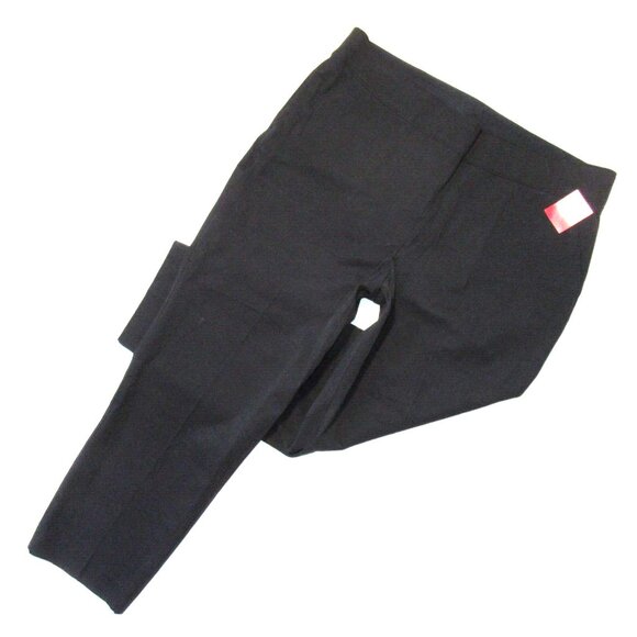 NWT SPANX 20365T Polished Ankle Slim in Black Pull-on Shaping Crop Pants 2X Tall